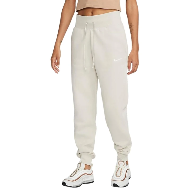 NIKE DQ5688-104 W NSW PHNX FLC HR Pant STD Pants Women's LT Orewood BRN/SAIL Size XS