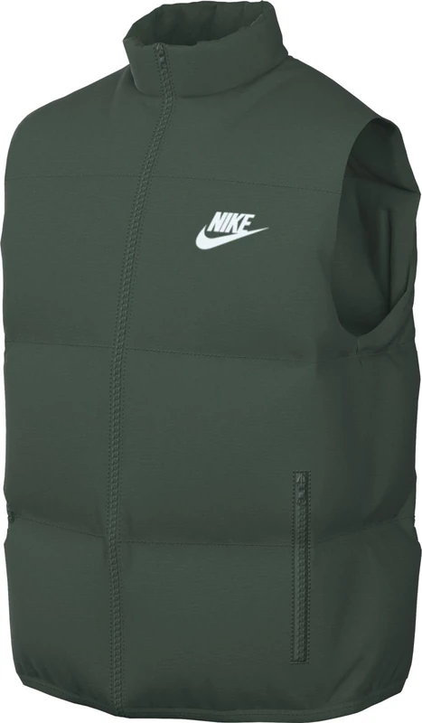 NIKE FB7373-450 M NK TF CLUB PUFFER VEST Jacket Men's POLAR/WHITE Size M