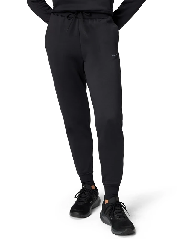 NIKE FB5431-010 W NK ONE TF Jogger Pant Pants Women's Black/White Size XL