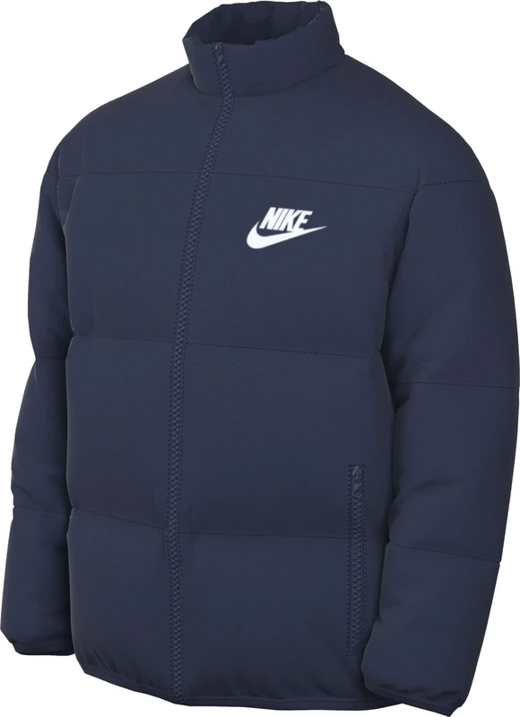 NIKE FB7368-410 M NK TF CLUB PUFFER JKT Jacket Men's MIDNIGHT NAVY/WHITE Size 2XL