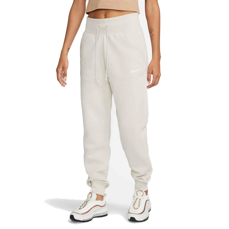 NIKE DQ5688-104 W NSW PHNX FLC HR Pant STD Pants Women's LT Orewood BRN/SAIL Size 2XS
