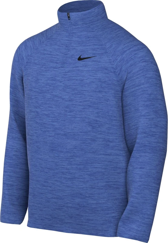 NIKE DV9811-480 M NF DF READY TOP QZ Sweatshirt Men's GAME ROYAL/HTR/BLACK Size L