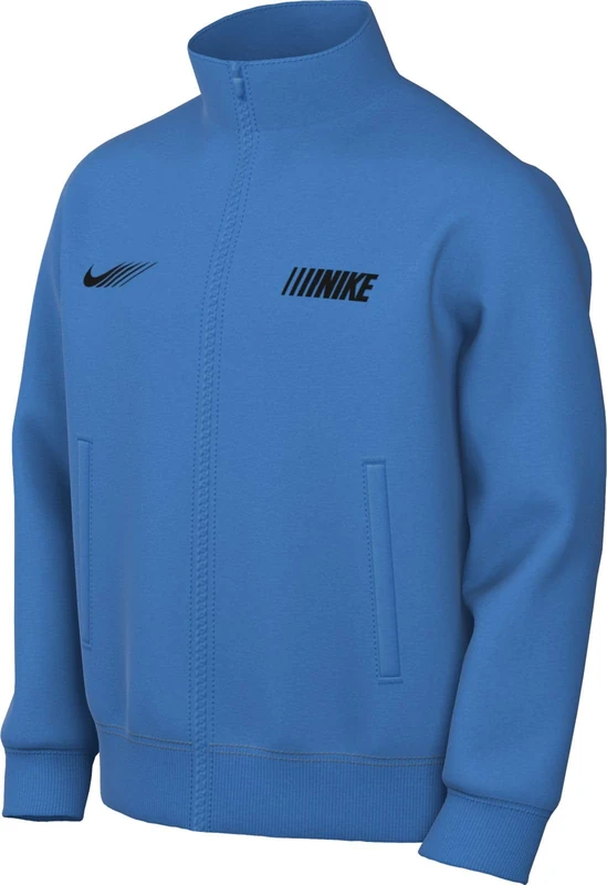 NIKE FN4902-435 M NSW SI TRACK TOP PK Sweatshirt Men's LT PHOTO BLUE Size M