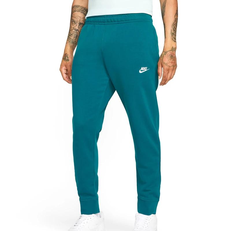 NIKE BV2679-381 M NSW Club JGGR FT Pants Men's GEODE Teal/GEODE Teal/White Size S