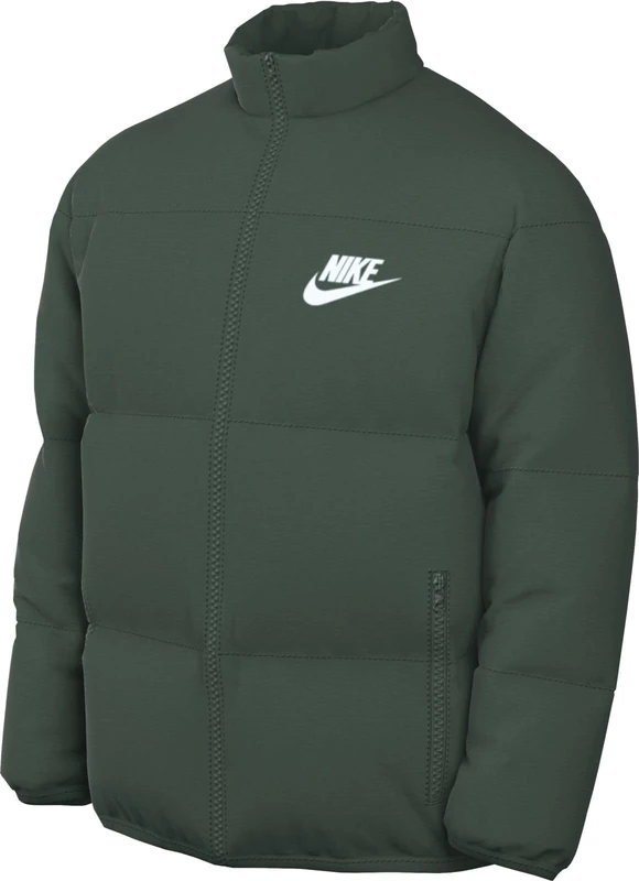 NIKE FB7368-323 M NK TF CLUB PUFFER JKT Jacket Men's FIR/WHITE Size M