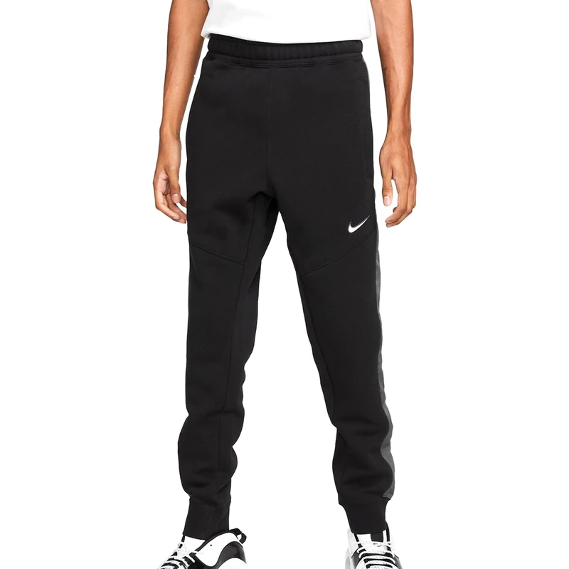 NIKE FN0246-010 M NSW SP FLC Jogger BB Pants Men's Black/Iron Grey Size L
