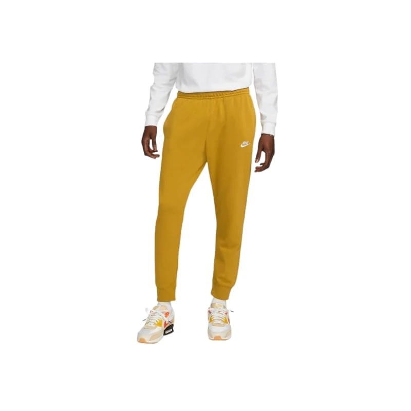 NIKE BV2679-716 M NSW Club JGGR FT Pants Men's Bronzine/Bronzine/White Size XS