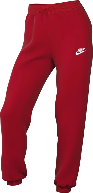 NIKE DQ5191-657 W NSW Club FLC MR Pant STD Pants Women's University RED/White Size M-S