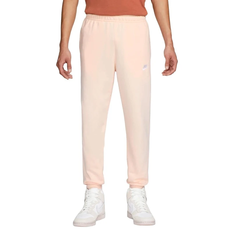 NIKE BV2679-838 M NSW Club JGGR FT Pants Men's Guava ICE/Guava ICE/White Size L
