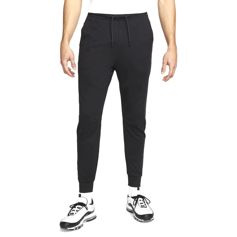 NIKE DX0826-010 M NK TECH LGHTWHT JGGR Pants Men's Black/Black Size L-T