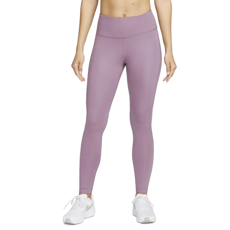 NIKE CZ9240-536 W NK DF Fast TGHT Leggings Women's Violet DUST/Reflective SILV Size XS