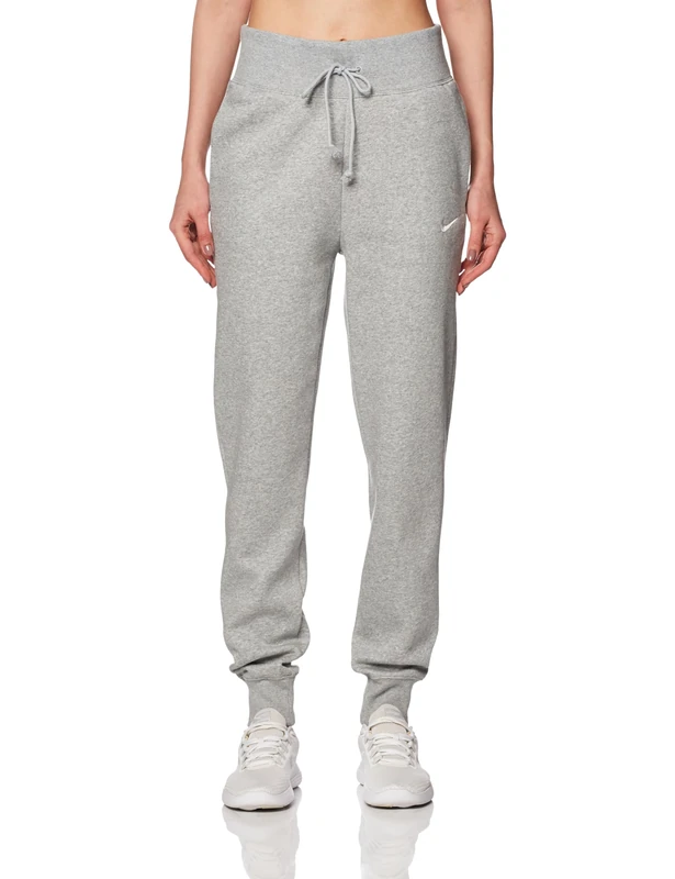 NIKE DQ5688-063 W NSW PHNX FLC HR Pant STD Pants Women's DK Grey Heather/SAIL Size XS-T