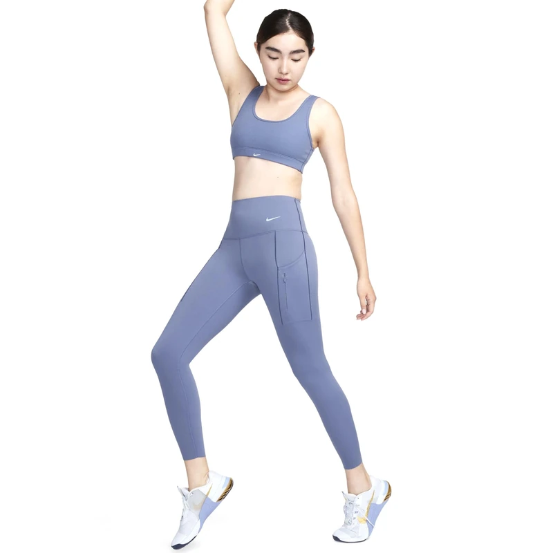 NIKE FB8848-491 W NK TF GO HR 7/8 TGHT Leggings Women's DIFFUSED Blue/Black Size XL