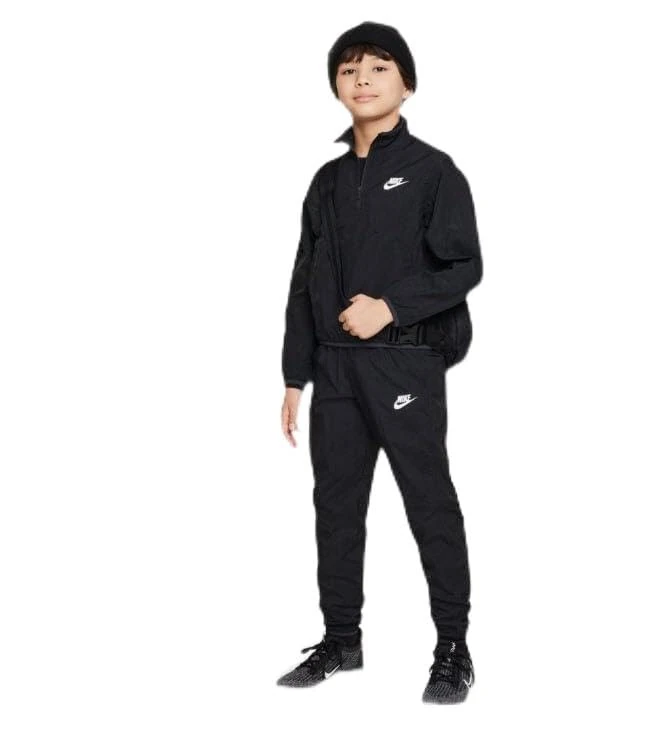 NIKE FD3058-325 K NSW Tracksuit WVN QZ HBR Tracksuit Unisex Cargo Khaki/Neutral Olive/White Size M