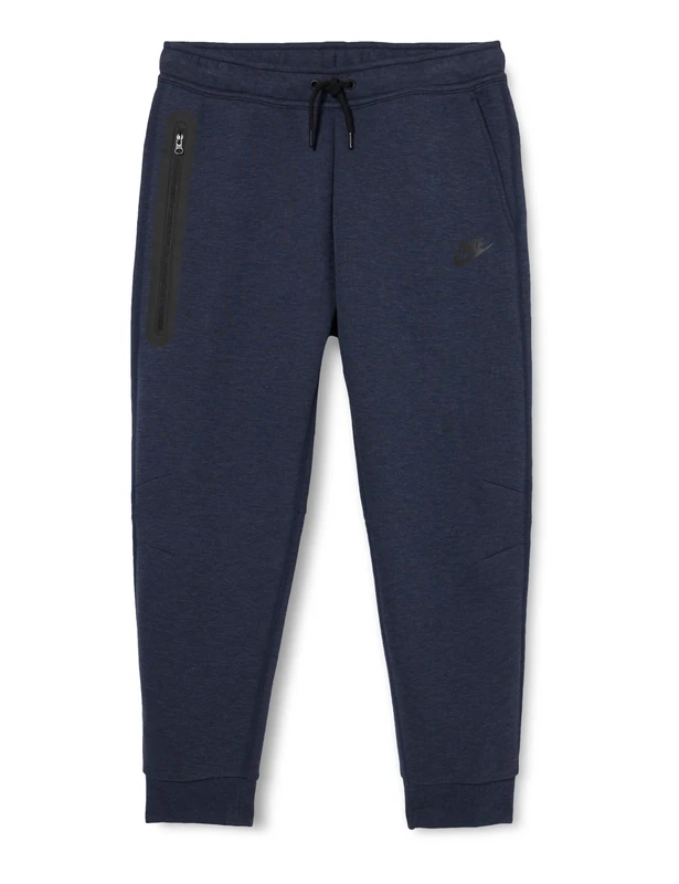 NIKE FD3288-473 B NSW TECH FLC PANT Pants Boy's OBSIDIANHEATHER/BLACK/BLACK Size S+