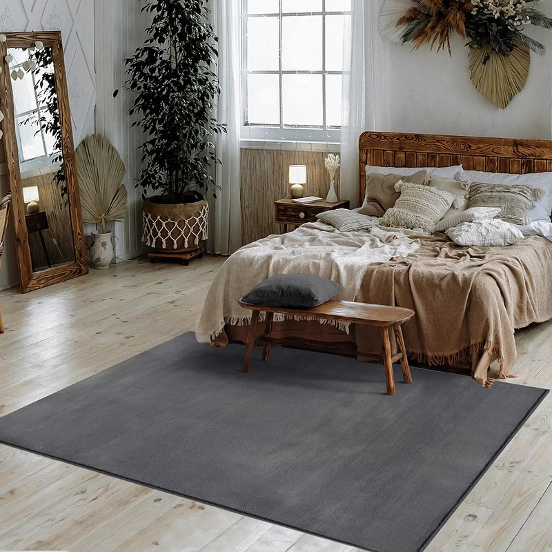 Mia's Nova Rugs, Cuddly Warm Fur Rug, Soft and Elegant, Washable and Suitable for Underfloor Heating, Oeko-Tex Certified - Image 1