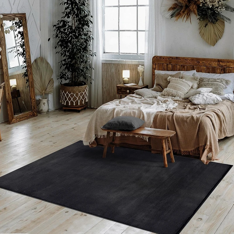 Mia's Nova Rugs, Cuddly Warm Fur Rug, Soft and Elegant, Washable and Suitable for Underfloor Heating, Oeko-Tex Certified