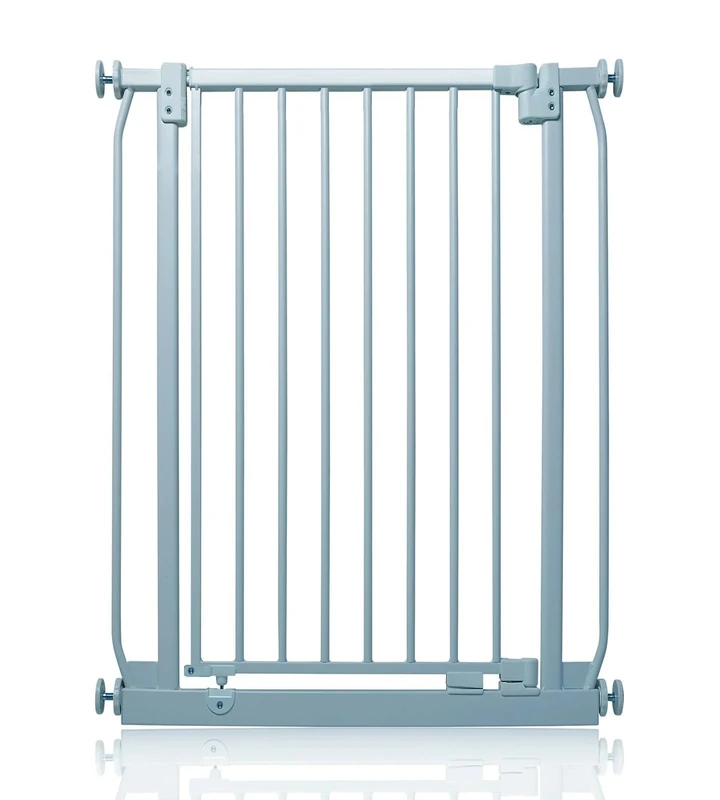 Safetots Extra Tall Elite Safety Gate, 71cm - 80cm, Matt Grey, Extra Tall 96.8cm in Height, Pressure Fit Stair Gate, Baby Gate for Doors Hallways and Spaces, Safety Barrier, Easy Installation