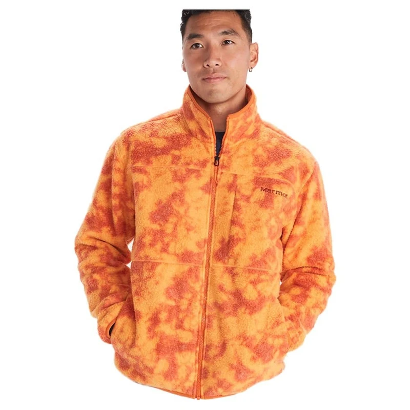 Marmot Men's Aros Printed Fleece Jacket, Warm fleece jacket, full zip outdoor sweatshirt, breathable and wind-resistant sweater - Image 1