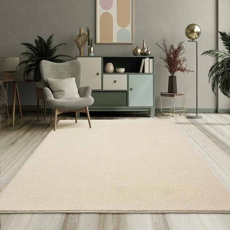 Mia´s Teppiche Emely Modern Soft Short Pile (17mm) Living Room Rug