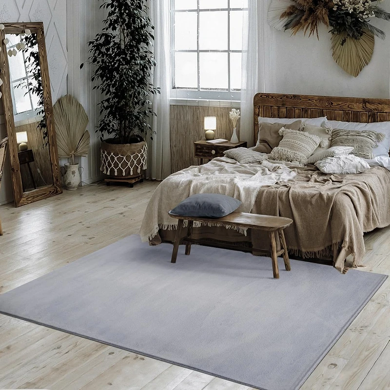 Mia's Nova Rugs, Cuddly Warm Fur Rug, Soft and Elegant, Washable and Suitable for Underfloor Heating, Oeko-Tex Certified