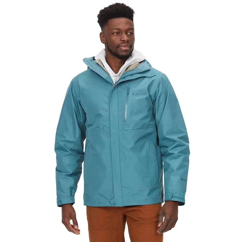 Marmot Men's Minimalist GORE-TEX Component Jacket, Waterproof GORE-TEX Jacket, Lightweight 3 in 1 Rain Jacket, Windproof Raincoat, Breathable Windbreaker