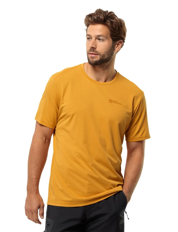 Jack Wolfskin DELGAMI S/S M, Curry, M - Image 1