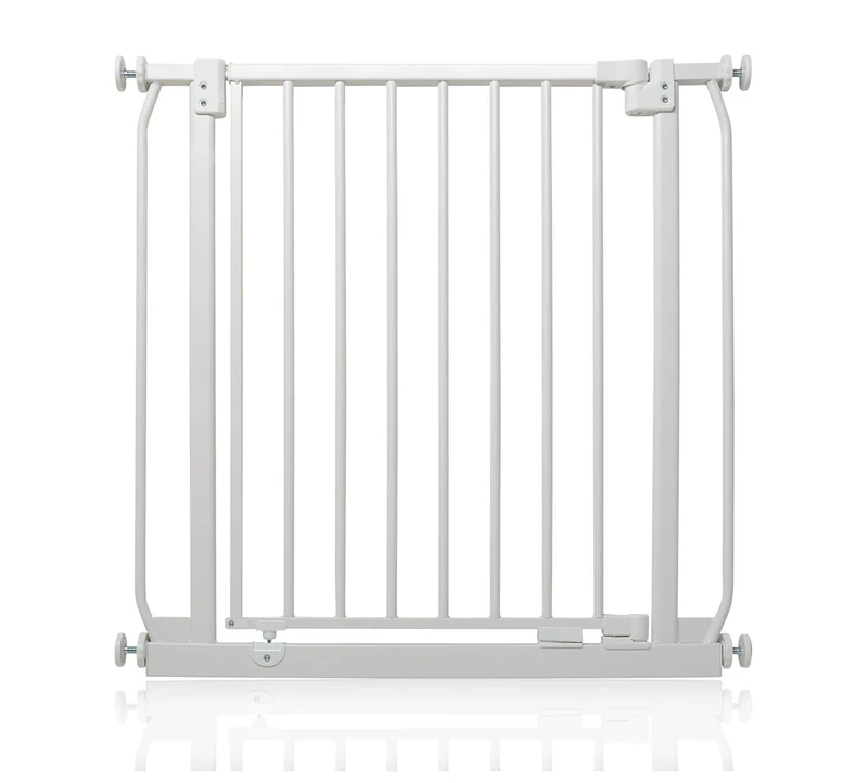 Safetots Elite Pressure Narrow Safety Gate, 65.5cm - 74.5cm, Matt White, Narrow Pressure Fit Stair Gate, Baby Gate for Doors Hallways and Spaces, Safety Barrier, Easy Installation