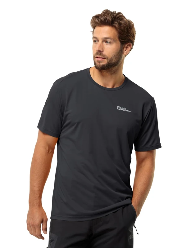 Jack Wolfskin DELGAMI S/S M, Black, 3XL