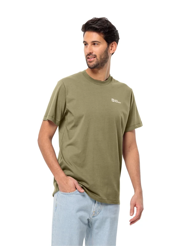 Jack Wolfskin Men's Essential T M T-Shirt (Pack of 1) - Image 1