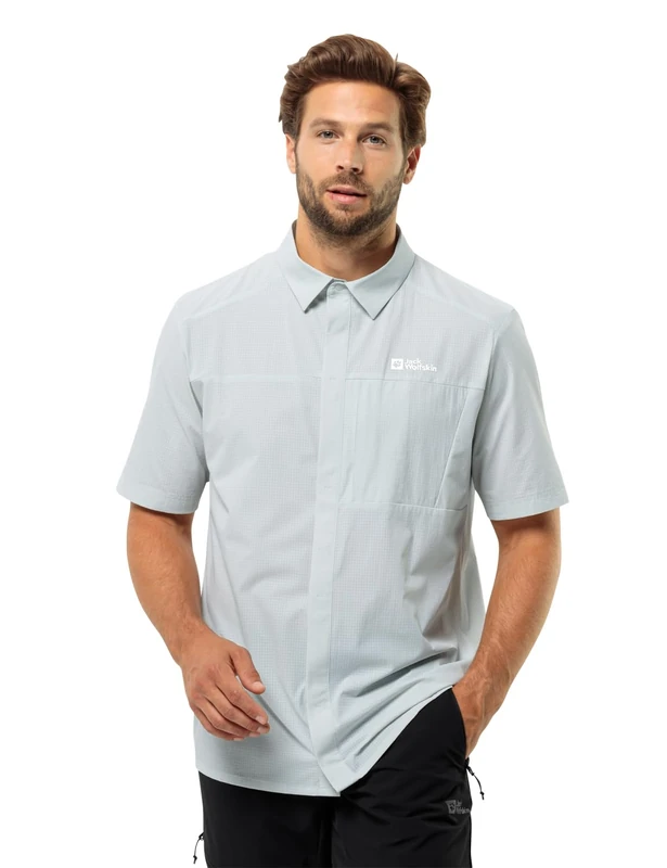 Jack Wolfskin Vandra S/S Shirt M Cool Grey