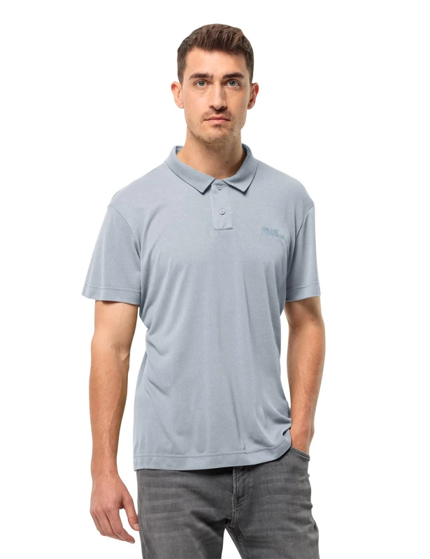 Jack Wolfskin PIKEH Polo M, Soft Blue, XXL