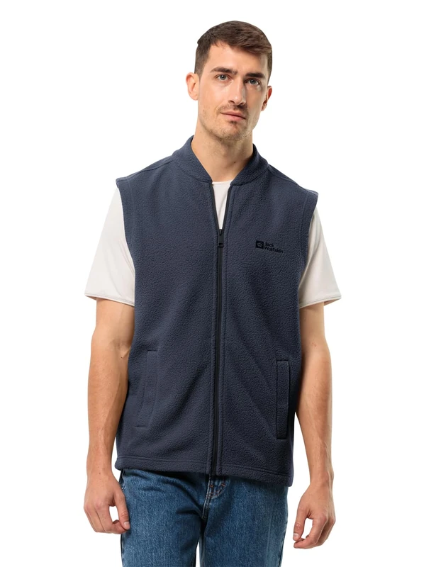 Jack Wolfskin Men's Light Curl Vest M Fleece Vest