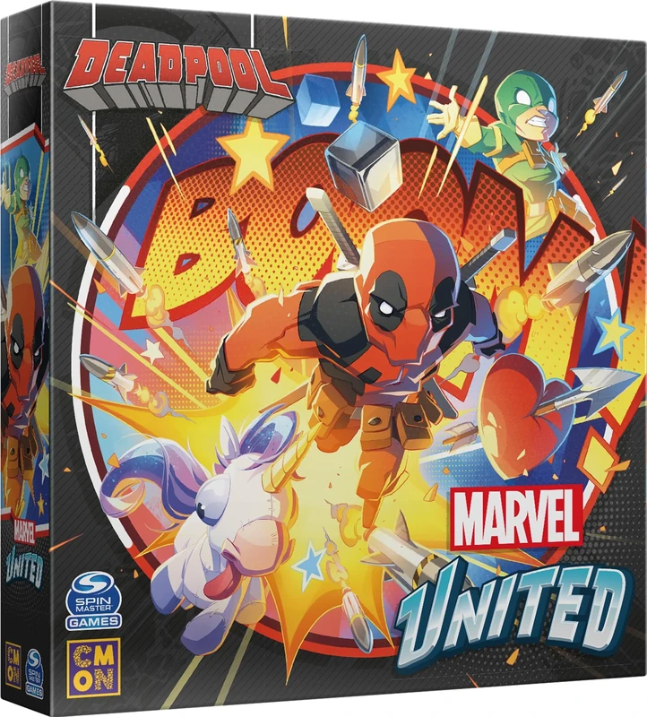 Asmodee - Card Games, CMNMUN14FR, Marvel United: Dead Pool