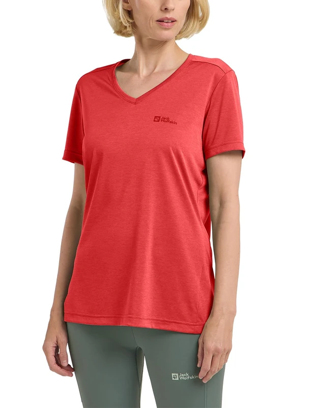 Jack Wolfskin Crossstrail T Women Vibrant Red - Image 1