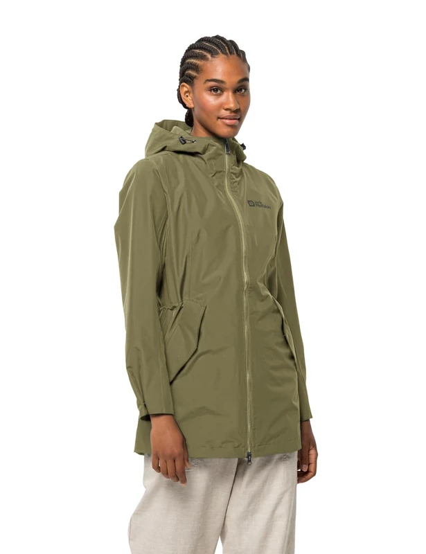 Jack Wolfskin Women's Dakar Parka Parka, bay leaf, XS
