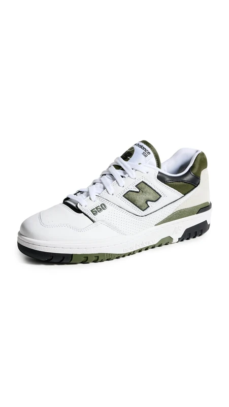 New Balance BB550DOB 550 Men White Dark Olivine Black Bb550dob UK 10.5