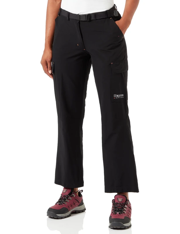 DEPROC-Active Women's Kenora Softshell Outdoor Trekking Trousers Waterproof Long Hiking Pants, Black, 22 - Image 1