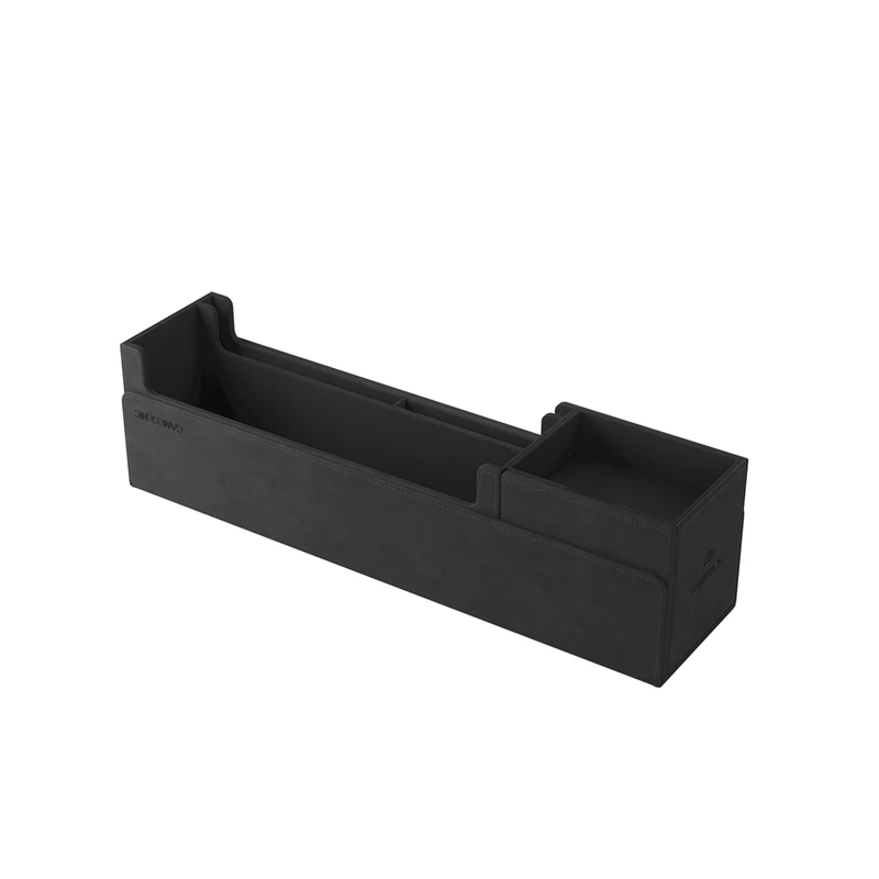 Gamegenic Cards Lair 400+ Convertible Deck Box - Double-Sleeved Card Storage, Holds up to 400 Cards, Premium Card Game Protector, Nexofyber Surface, Black Color, Made