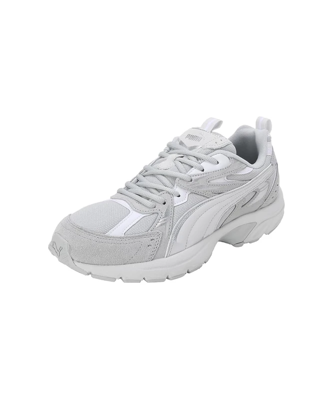 PUMA Unisex MILENIO TECH Suede Sneaker, Cool Light Gray-Feather Gray White, 9.5 UK