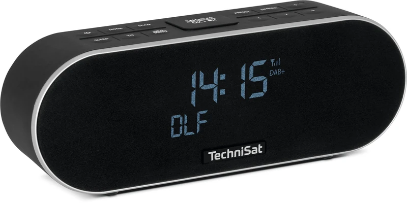 TechniSat DIGITRADIO 53 BT - Premium Alarm Clock - Bluetooth Speaker with DAB+ Radio (DAB, FM, Sleep Timer, Snooze, Light Sensor, 20 Watt)