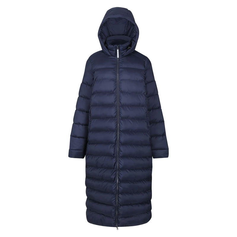 Regatta Womens Elender Longline Padded Hooded Jacket Coat