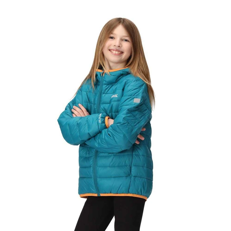 Regatta Girl's Junior Marizion Baffled/Quilted Jackets, Glfst(SeaHz), 13 Years