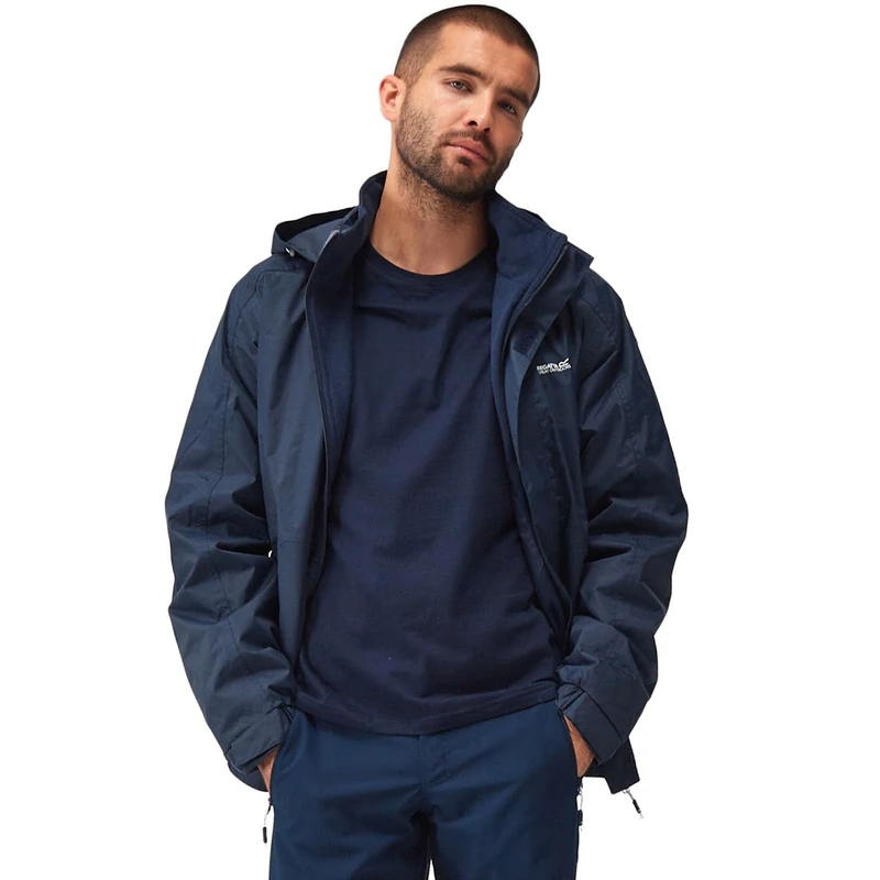 Regatta Mens Niviston Waterproof Jacket - Navy - XL - Image 1
