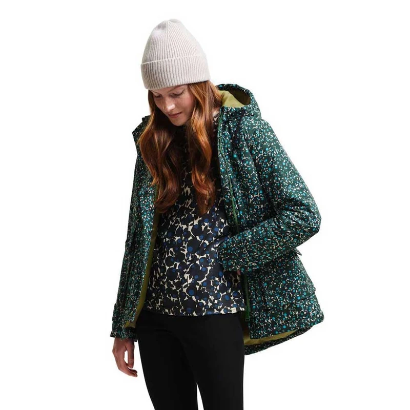 Regatta Womens Orla Kiely Swing Wasserdichte Waterproof Jacket, Berry Bubble Jade, 16 EU - Image 1