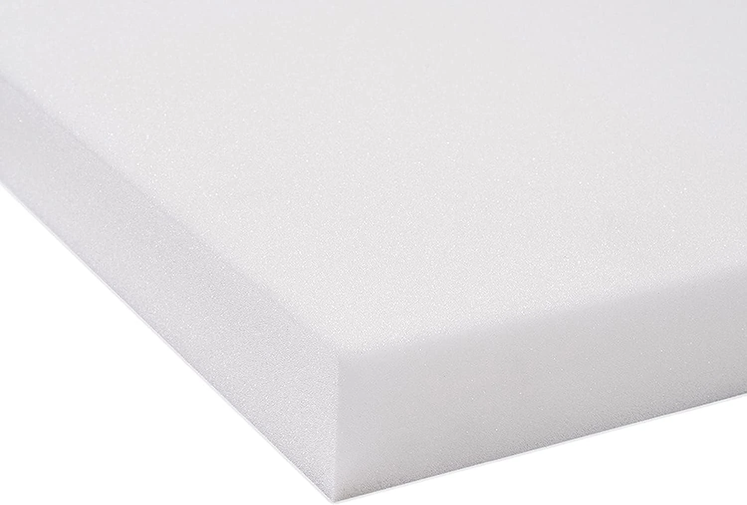 4everPrime WHITE Upholstery Foam Sheet | FIRM Premium Quality High-Density | Cut to any Size | for Sofa Cushions Seat Pads Stool Chair (17x17 inch, 5 inch thick - White FIRM)