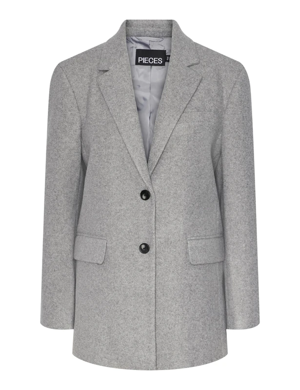 PIECES PCMAGDA Blazer, Medium Grey Melange, 12
