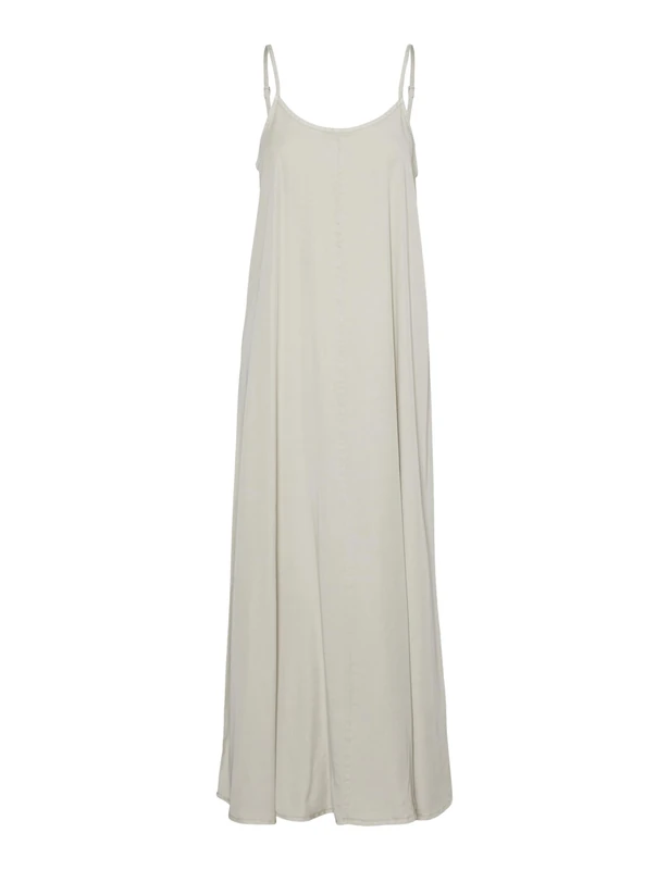 VERO MODA VMHARPER SL Strap Maxi Dress GA, Silver Lining, XS - Image 1