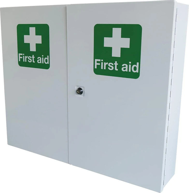 Safety First Aid Group Metal Cabinet, Empty - 60 x 50 x 12.5 cm