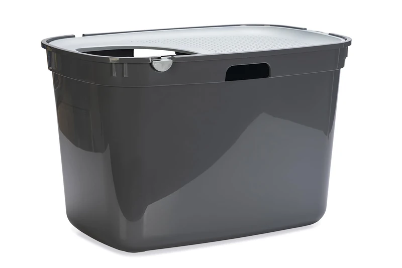 Karlie Eco Top Cat Litter Tray 59 x 39 x 38 cm Grey